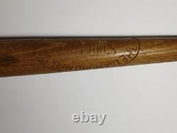 22 Rare Vintage 1940s Lou Gehrig Baseball Bat Diamond Sure Grip D76 NY Yankees