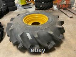 23.1 X 26 Goodyear Sure Grip Tire Mounted on Caterpillar 226-732 26x20 Wheel