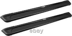 27-6125 Sure-Grip Running Boards Aluminum Black Pair 72 In