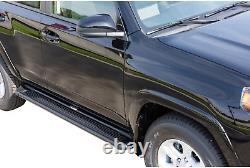 27-6125 Sure-Grip Running Boards Aluminum Black Pair 72 In