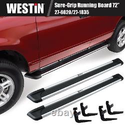 27-6620 Universal Sure Grip 72L 4.5''W Extruded Aluminum Running Step Boards