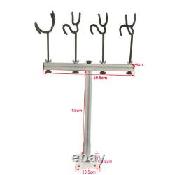 4 Rod Holder System Fishing Rod Holders For Boats Sure Grip Steel Fishing Rest