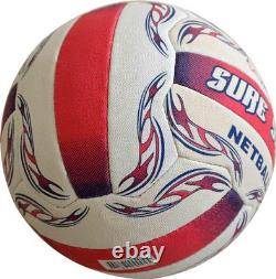 5X New High Abrasion NETBALL Pin Grip Natural Rubber Ball Sure Shot- Size 5
