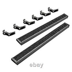 7 Growler Fleet Sure Grip Cab Length Black Running Board Fits 2019-2021 Ram 2500