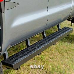 7 Growler Fleet Sure Grip Cab Length Black Running Board Fits 2019-2021 Ram 3500