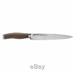 Anolon 46322 SureGrip Cutlery Knife Block Set, 17 Piece, Bronze
