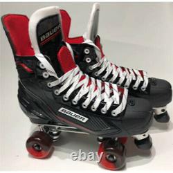 Bauer NSX Quad Roller Skates -Sure-Grip Competitor Aluminium Plate -Custom Build