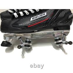 Bauer NSX Quad Roller Skates -Sure-Grip Competitor Aluminium Plate -Custom Build