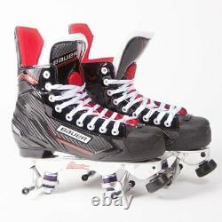 Bauer NSX Quad Roller Skates UK 8 Sure-Grip Avanti Aluminium Plate (No Wheels)