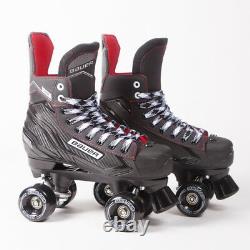 Bauer Quad Roller Skates NS Sure-Grip Aerobics Outdoor Wheels