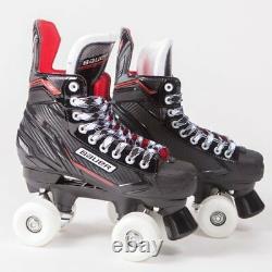 Bauer Quad Roller Skates NSX Senior Outdoor Wheels UK 6-12 Sims, Aerobic, Zen