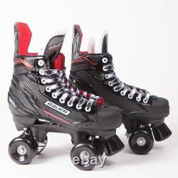 Bauer Quad Roller Skates NSX Senior Outdoor Wheels UK 6-12 Sims, Aerobic, Zen