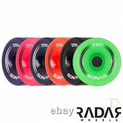 Bauer Quad Roller Skates NSX Senior Outdoor Wheels UK 6-12 Sims, Aerobic, Zen