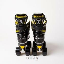 Bauer Supreme S35 Quad Roller Skates Sure-Grip Rock Plate No Wheels UK 8