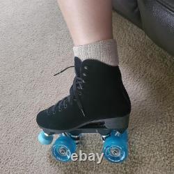 Boardwalk Black Outdoor Roller Skate Blue Motion (Mens 7 Womens 8)