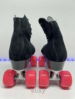 Boardwalk Black Outdoor Roller Skates. Sure-Grip Aerobic Motion. Super X 7R