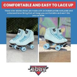 Boardwalk Unisex Outdoor Roller Skates Material of Leather, Rubber, Suede & A