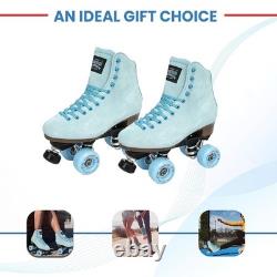 Boardwalk Unisex Outdoor Roller Skates Material of Leather, Rubber, Suede & A