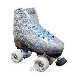 Brand New Prism Plus Silver Roller Skates Mens size 6 (Womens 7)
