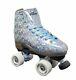 Brand New Prism Plus Silver Roller Skates Mens Size 8 (womens 9)