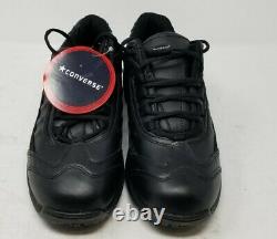 Converse C1100 Sure Grip Plus Athletic Oxford BLACK Size 10.5