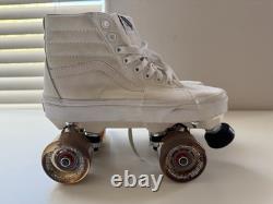 Custom Vans Sk8-Hi Roller Skates Sure-Grip Motion Wheels Women's 8 Men's 6.5