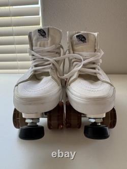 Custom Vans Sk8-Hi Roller Skates Sure-Grip Motion Wheels Women's 8 Men's 6.5