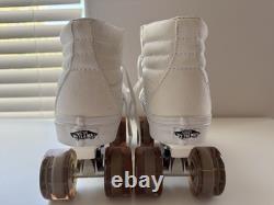 Custom Vans Sk8-Hi Roller Skates Sure-Grip Motion Wheels Women's 8 Men's 6.5