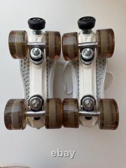 Custom Vans Sk8-Hi Roller Skates Sure-Grip Motion Wheels Women's 8 Men's 6.5