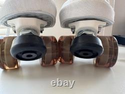 Custom Vans Sk8-Hi Roller Skates Sure-Grip Motion Wheels Women's 8 Men's 6.5