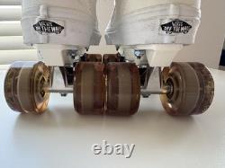 Custom Vans Sk8-Hi Roller Skates Sure-Grip Motion Wheels Women's 8 Men's 6.5
