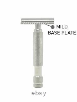 Executive Shaving Outlaw MILD Sure Grip Handle Stainless Steel DE Razor