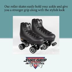 Fame Indoor Rollerskates (Mens 12 / Womens 13, Black)