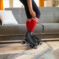 Fame Indoor Rollerskates (Mens 12 / Womens 13, Black)