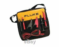 Fluke TLK-220 SureGrip Industrial Test Lead Kit with Zippered Vinyl Carry Case