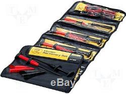 Fluke TLK-225 SureGrip Master Accessory Set. Leads & Probes in Roll-up Pouch