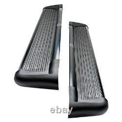 For Dodge Ram 2500 98-09 Running Boards 6 Sure-Grip Cab Length Black Running