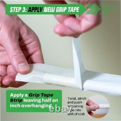 Golf Regripping Set Multiple Tape Strips, Bench Vise & Quality Solvent