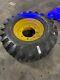 Goodyear Super Sure Grip 14x17.5 Foam Filled On 6 Bolt Yellow Wheel Each