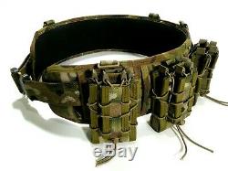 HSGI Multicam Sure Grip Padded Belt Medium + Riggers Belt & 3 Taco Mag Pouches