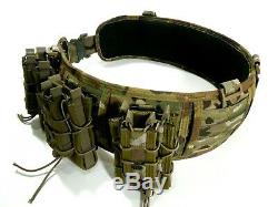 HSGI Multicam Sure Grip Padded Belt Medium + Riggers Belt & 3 Taco Mag Pouches