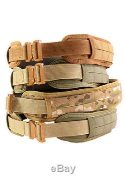 HSGI Slimgrip/Suregrip Padded Belt/1.5 In Cobra Belt Combo-Multicam-Coyote-OD-BK