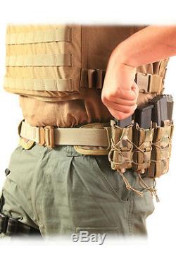 HSGI Slimgrip/Suregrip Padded Belt/1.5 In Cobra Belt Combo-Multicam-Coyote-OD-BK