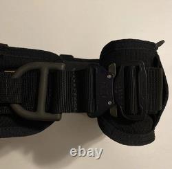 HSGI Sure Grip Padded Belt + Cobra Riggers Belt, Medium, Black