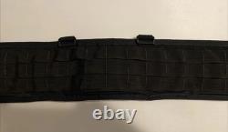 HSGI Sure Grip Padded Belt + Cobra Riggers Belt, Medium, Black