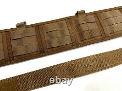 HSGI Sure-Grip Slotted Padded Belt with Inner Belt Large Coyote Navy SEAL DEVGRU