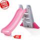 Indoor/outdoor Big Folding Pink Slide For Toddlers With Sure-grip Handles New