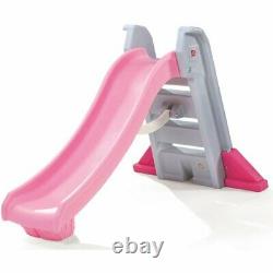 Indoor/Outdoor Big Folding Pink Slide for Toddlers with Sure-grip Handles NEW