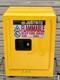 Justrite 890420 Sure-grip Ex Flammable Liquid Storage Cabinet, 4 Gallon, Yellow