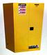 Justrite 90 Gallon, 2 Shelves, 2 Doors, Self Close, Flammable Cabinet, Sure-grip